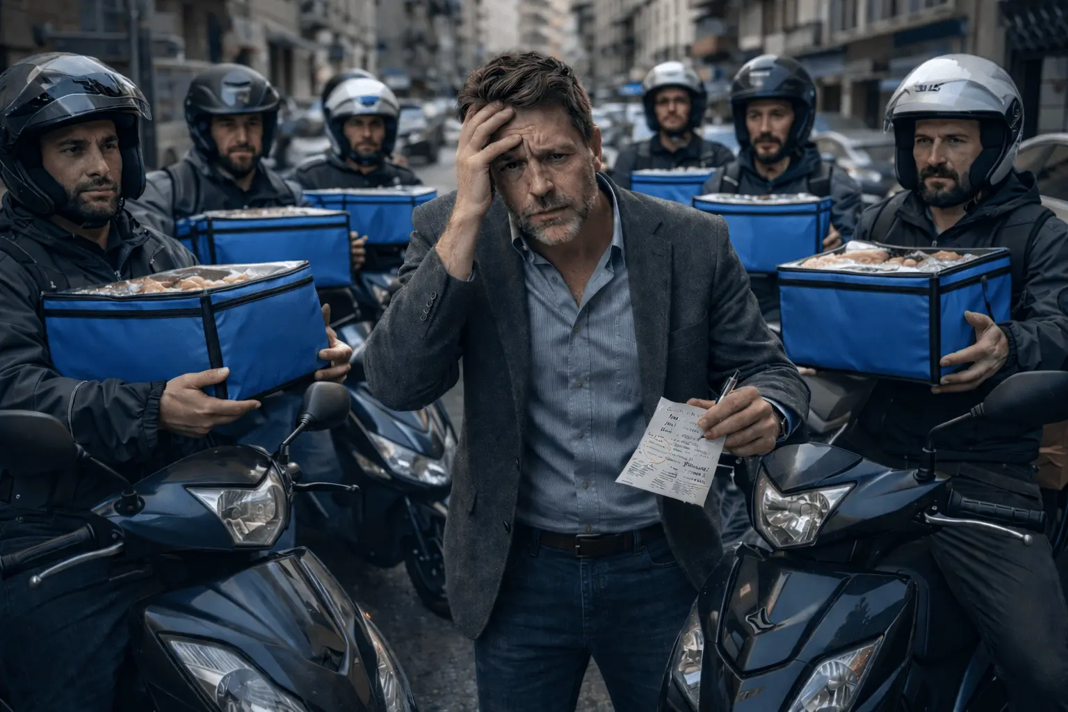 Yazılımsız yönetilen karmaşık kurye operasyonu